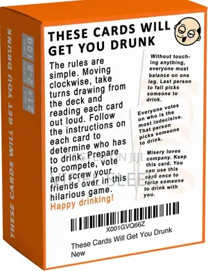 These Cards Will Get You Drunk Card Game