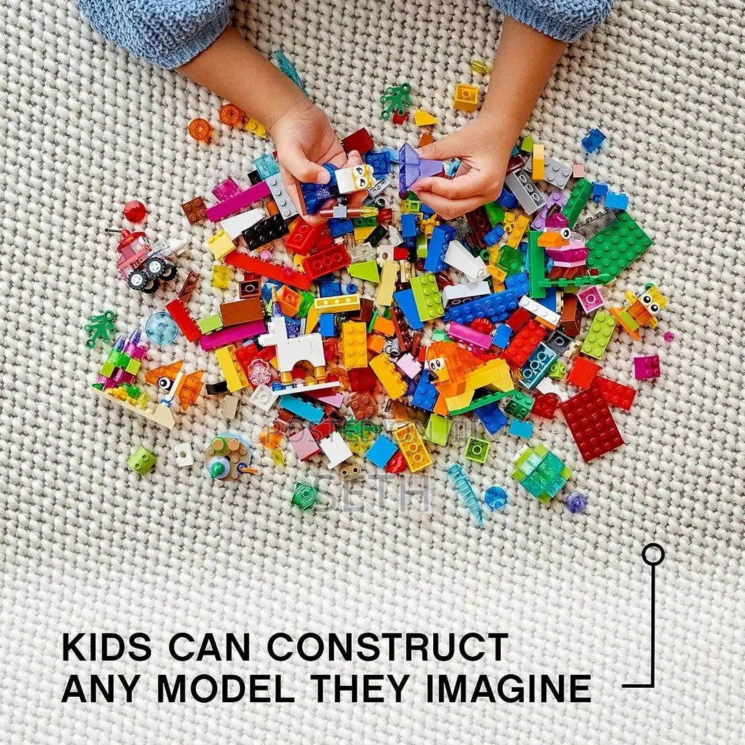 LEGO Classic Creative Transparent Bricks Building Set 11013