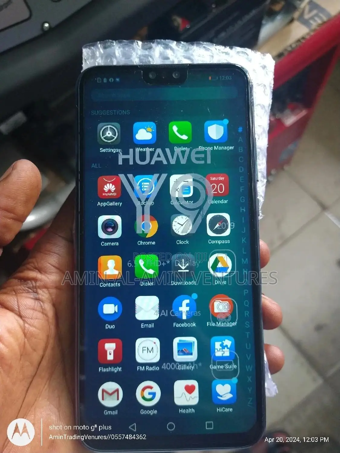 Huawei Y9 2019 128 GB Blue
