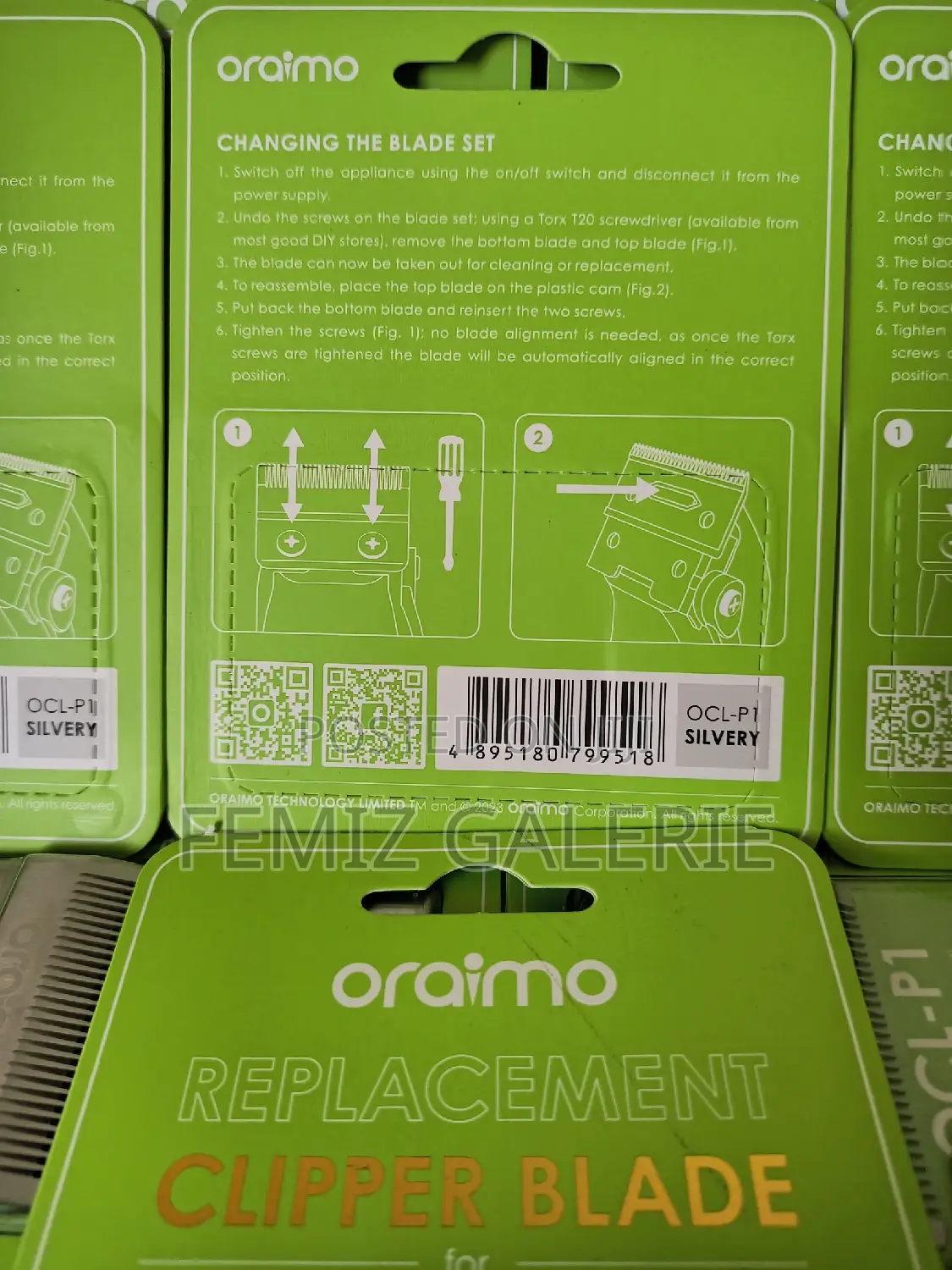 Oraimo Smart Clipper 2 Replacement Blades