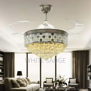Led Crystal Chandelier With Remote Controller