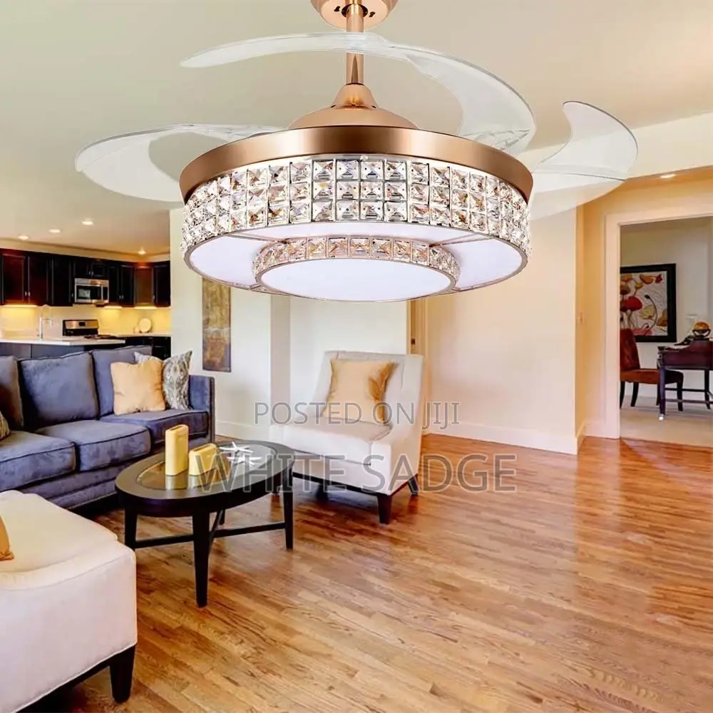 2layer Chandelier With Fan