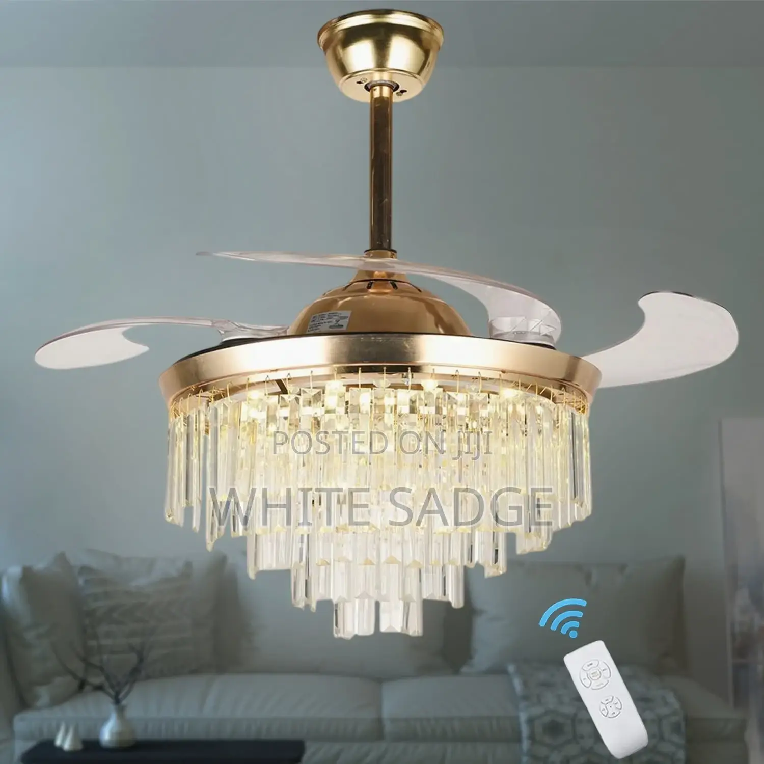 Chandelier Fan With (Remote Controller)