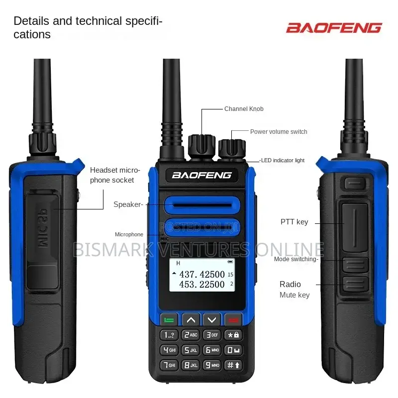 10km Walkie Talkie Radio 1pcs