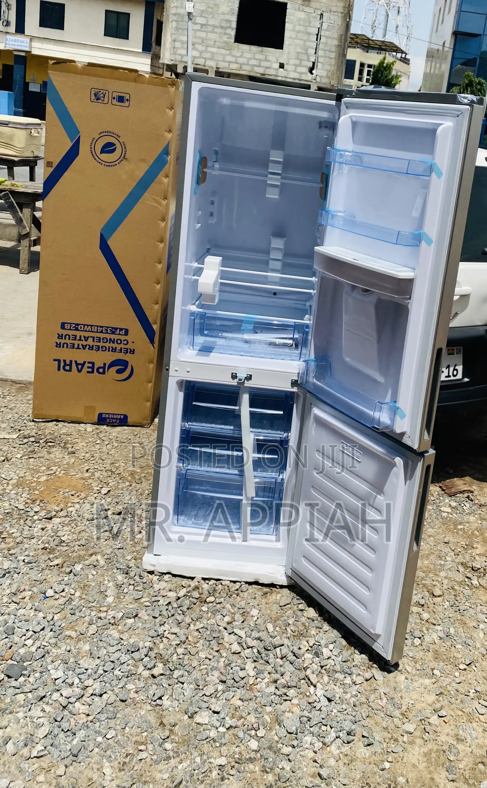 Super Chilling Pearl 246ltr Double Door Fridge(Gray).