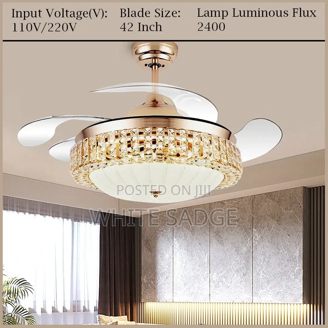 Chandelier Fan With (Remote Controller)