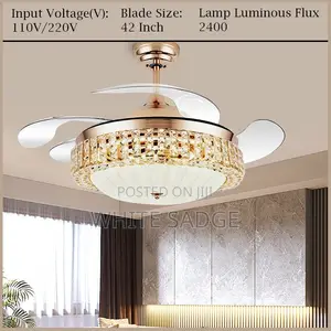 Chandelier Fan With (Remote Controller)