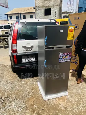 Authentic Pearl Double Door Electric Fridge(Gray).