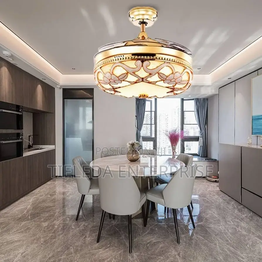 Chandelier Fan With (Remote Controller)