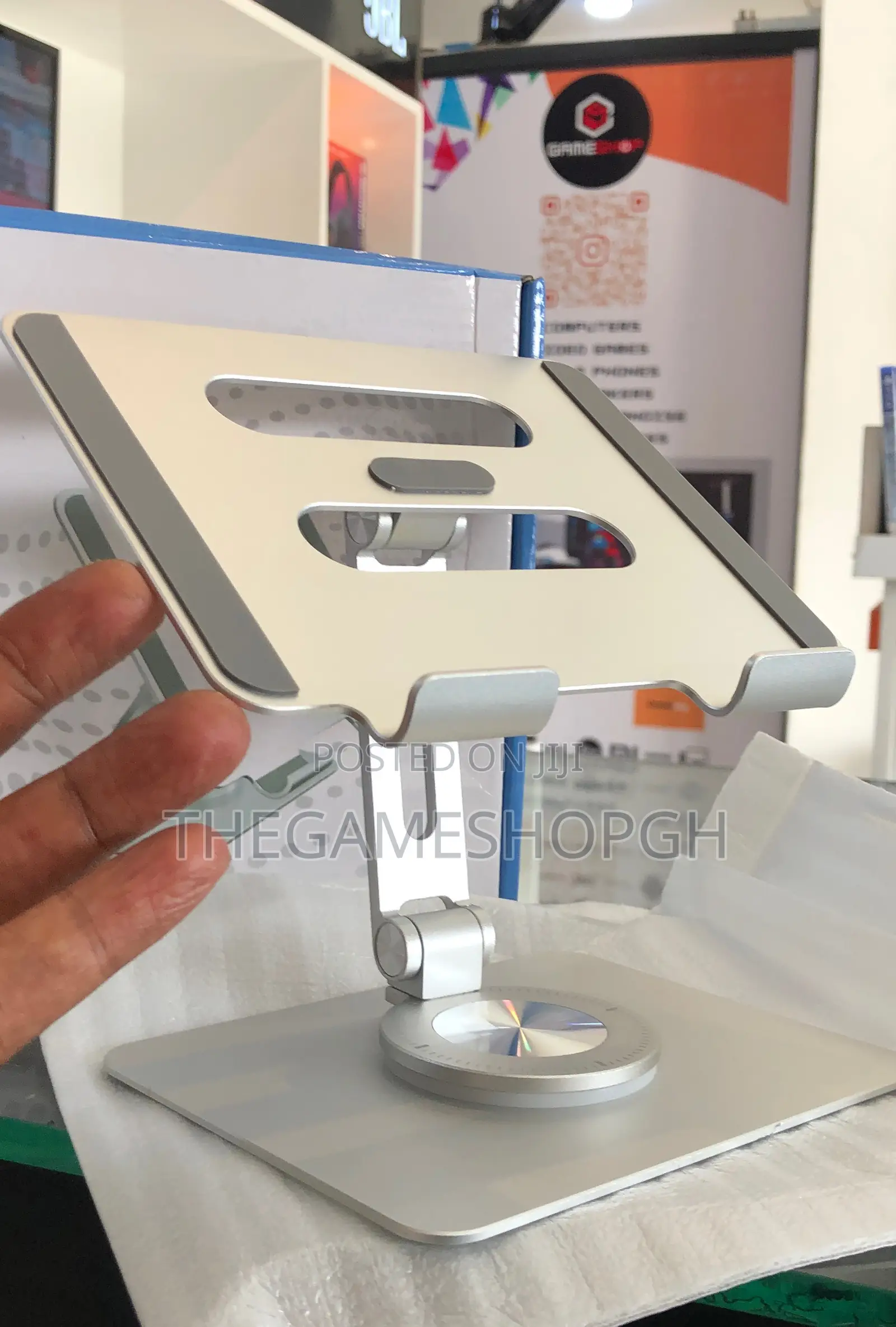 Aluminum 360 Rotating Alloy Tablet / Phone Holder Bracket