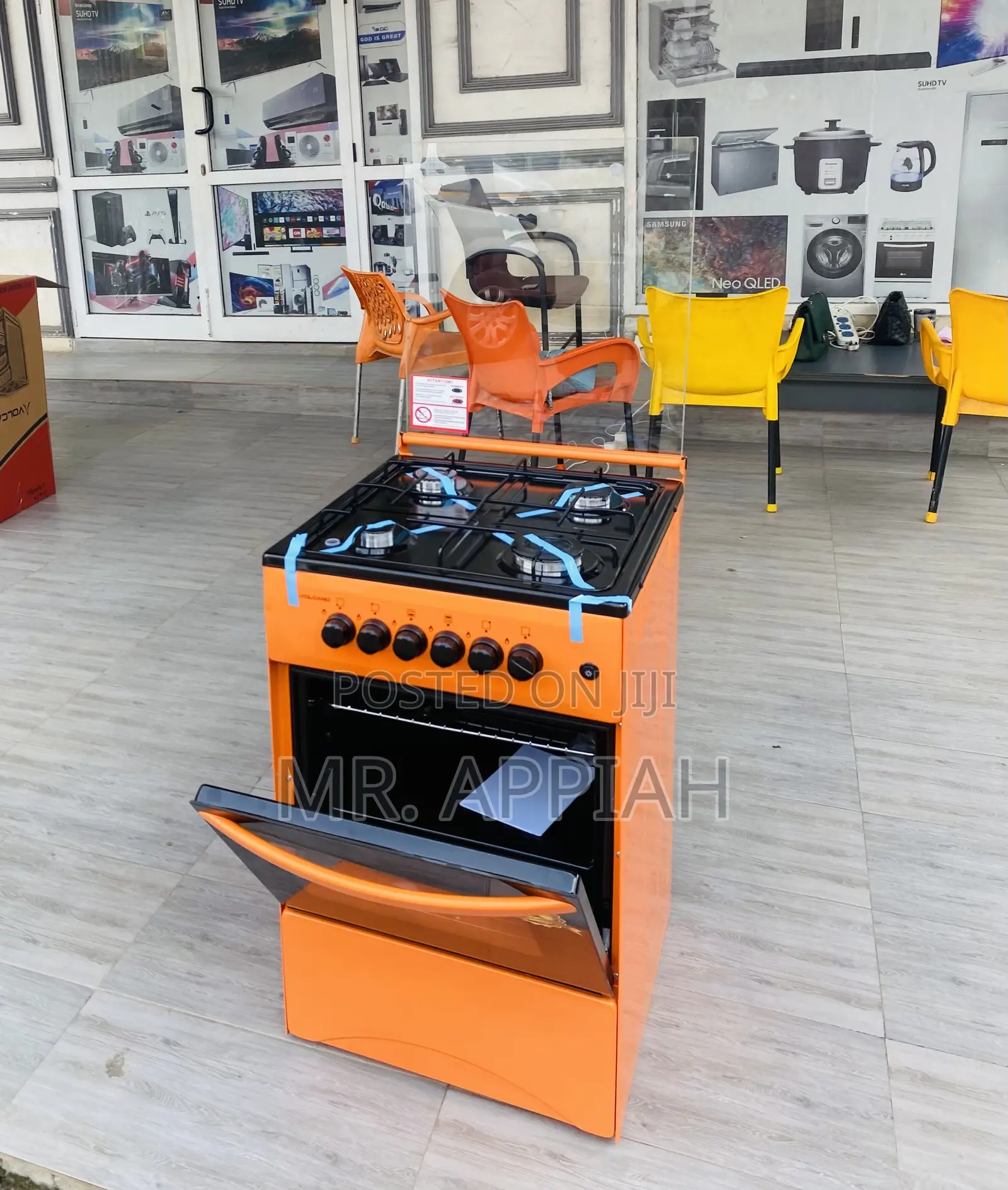 Shop Quality Volcano 50x50oven and Grill Gas Burner(Orange)