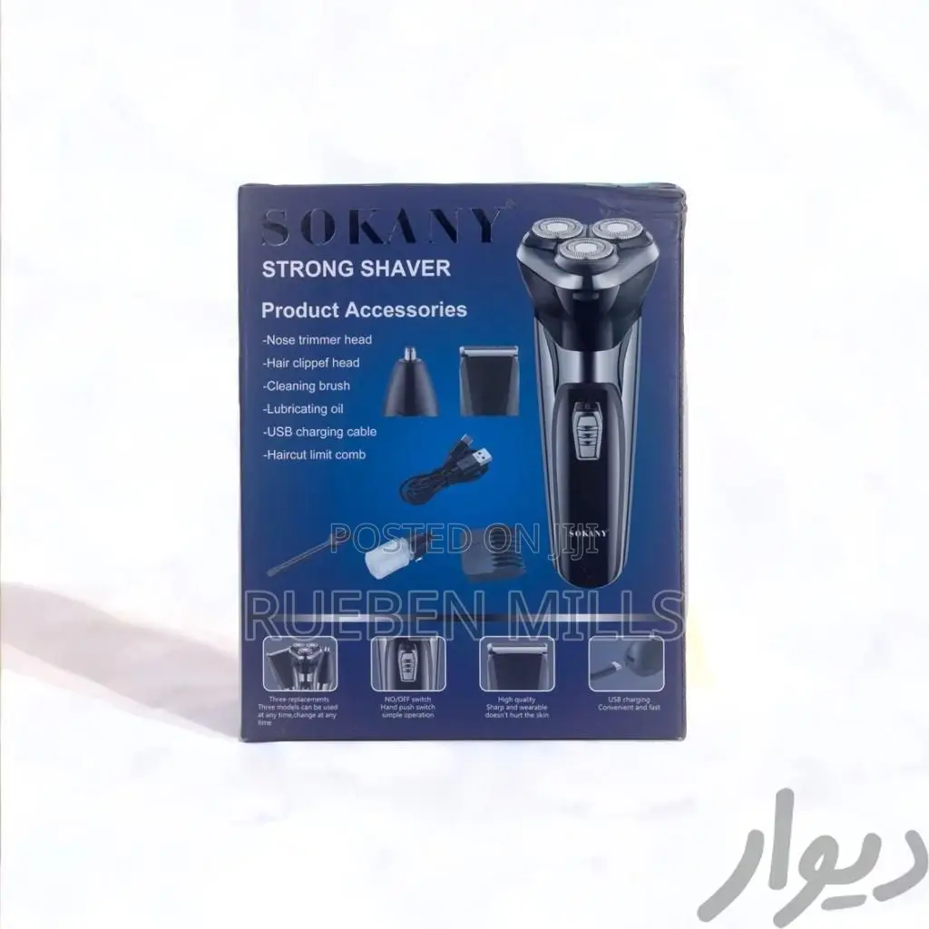 Sokany Electric Shaver 3 in 1 Beard Trimmer Shaving Machine