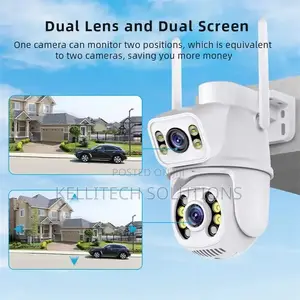 Photo - Dual Lens Icsee 6MP CCTV Camera