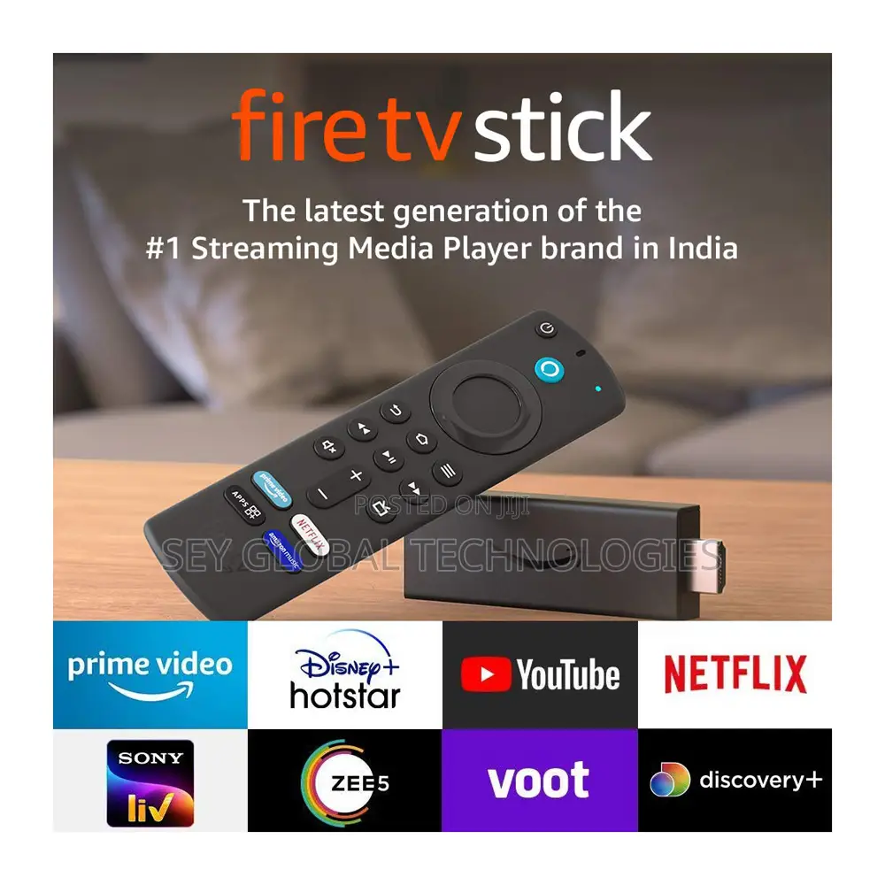 Amazon Fire TV Streaming Stick Player 3rd Gen With Alexa