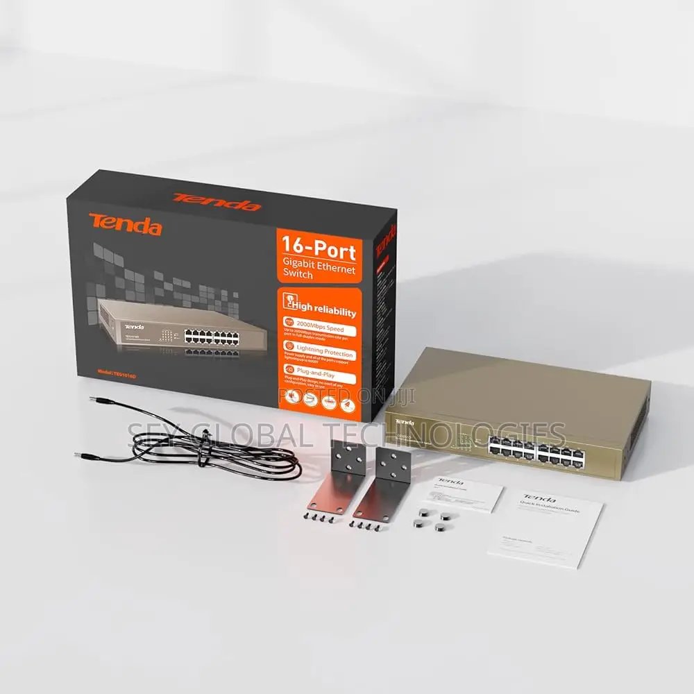 Tenda TEG1016D 16 Port 10/100/1000 MBPS Gigabit Switch