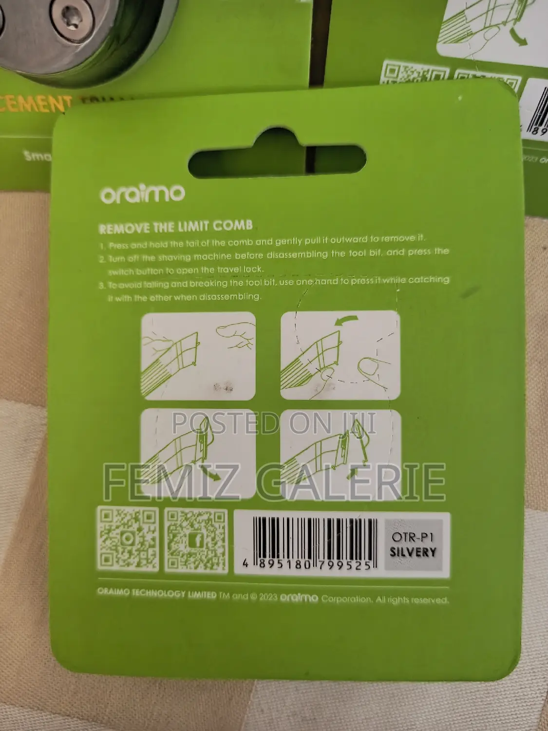 Oraimo Smart Trimmer 1 Replacement Blades