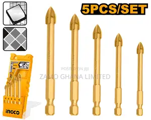 5 PCS Glass Drill Bits - Akd7058