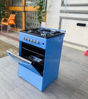 Budget-Friendly Volcano Oven and Grill 4 Gas Burner(Blue).