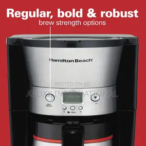 Hamilton Beach Programmable Coffee Maker W/10 Cup-
46899a