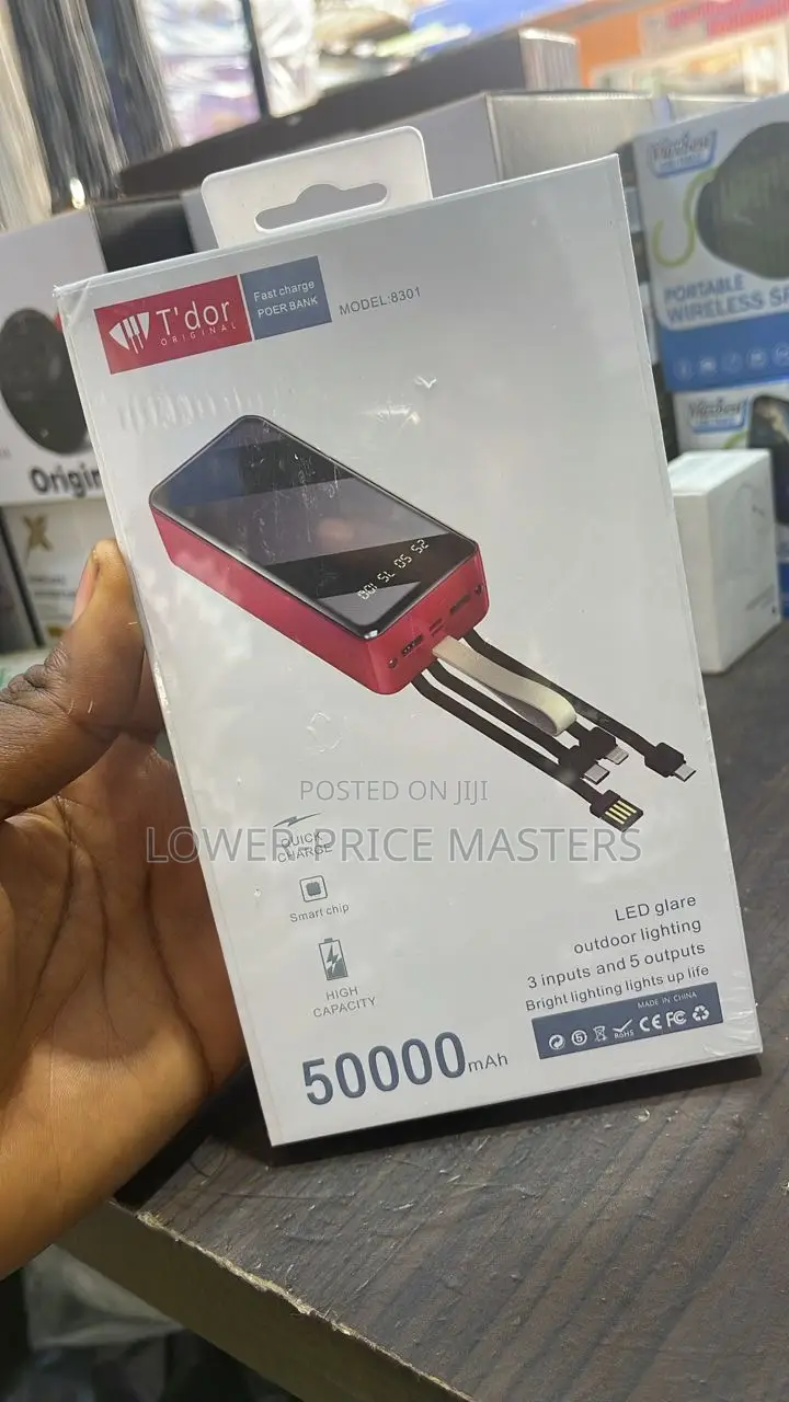 50,000 Mah T’Dor Original Power Bank