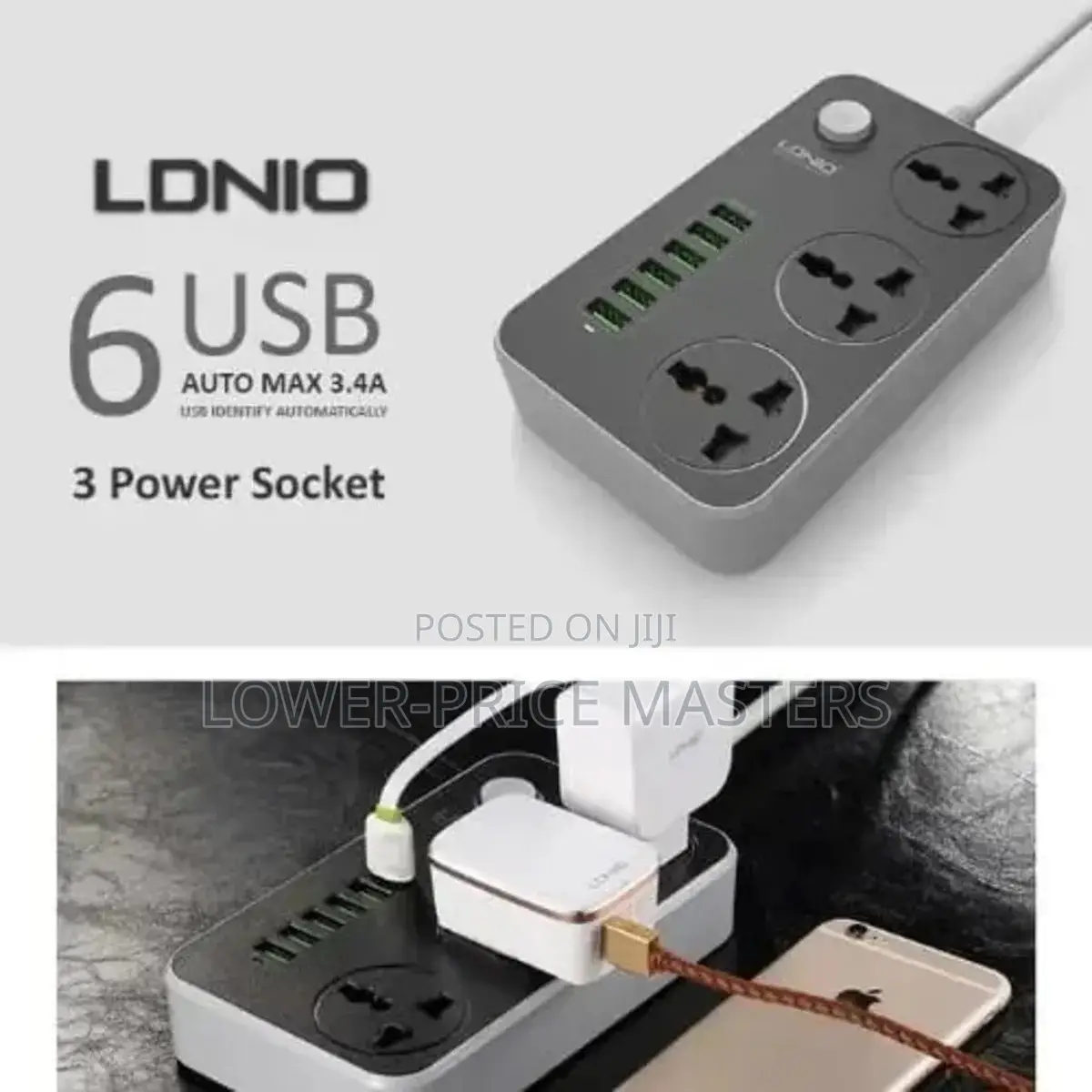 3 Power Socket (Wireless USB Detector)