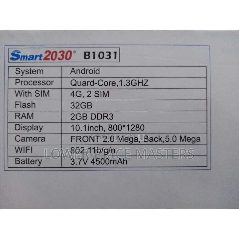 New Smart2030 B742 128 GB White
