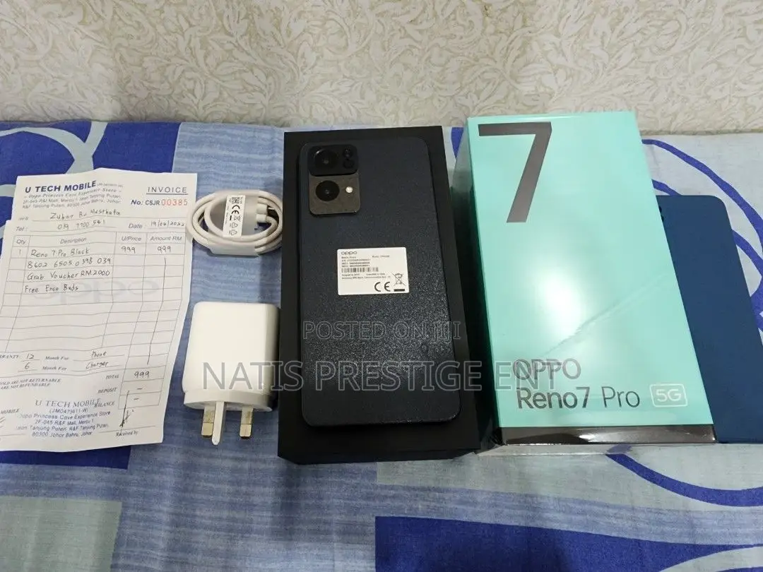 New Oppo Reno7 Pro 5G 256 GB Silver