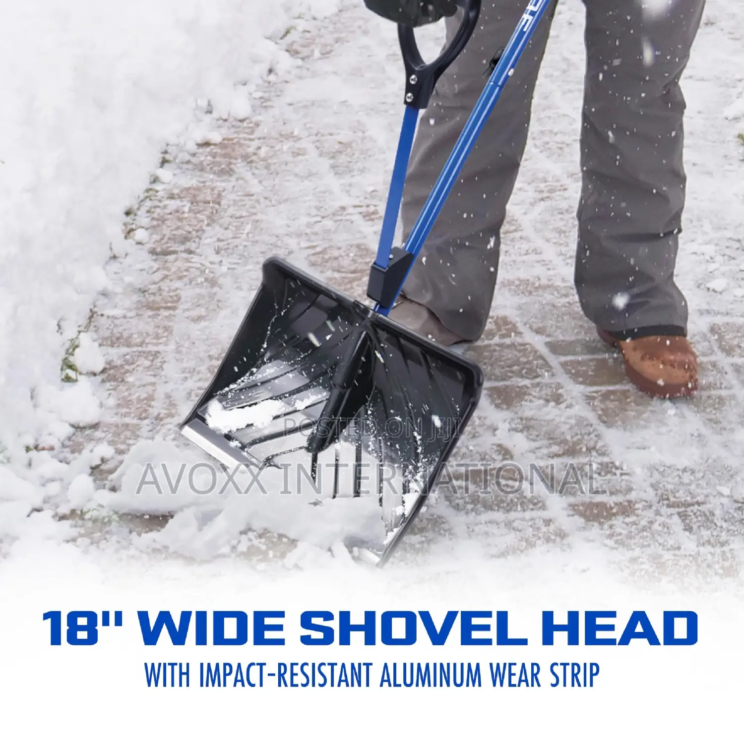 Snow Joe SJ-SHLV01 Shovelution Strain-Reducing Snow Shovel