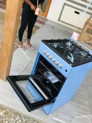 Glass Lid Blue 50x50 Oven With Grill Volcano 4 Gas Cooker