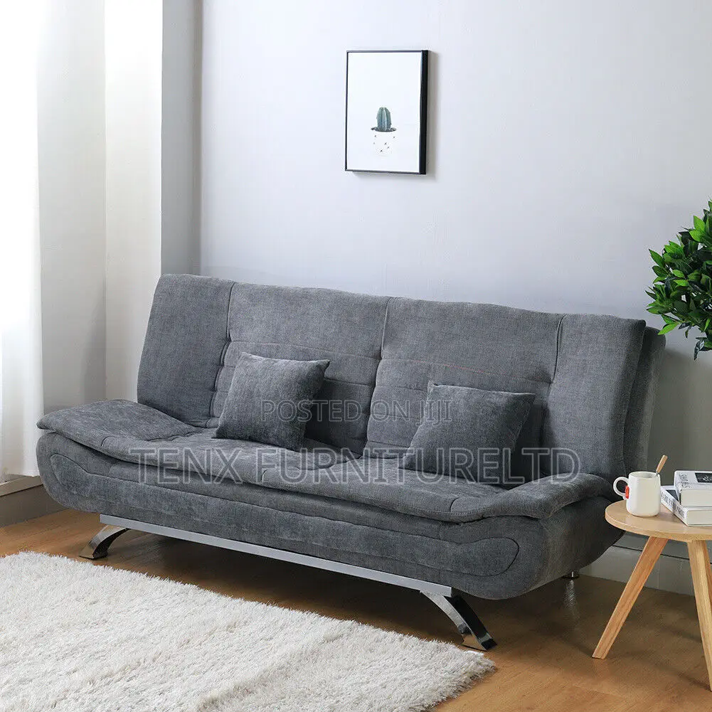 3 Seater Sofabed Recliner Sofa Bed Linen Double Sleeper
