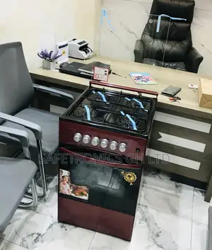 Volcano Oven With Grill 4 Gas Cooker Red 50x50