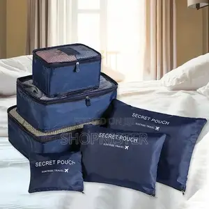 6 Set Travel Pouch Dark Blue