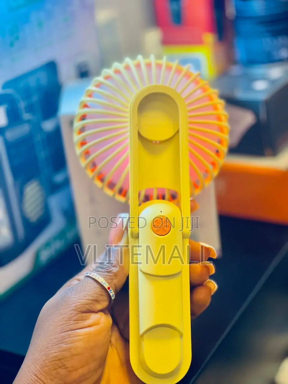 Hand-held Desktop Silent Folding Fan (DD-5614)