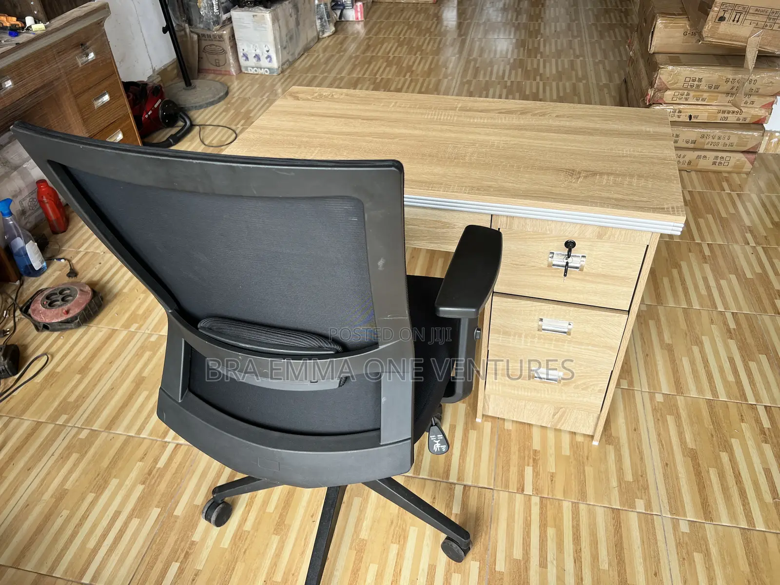100cmx50cm Office Table and Uk Used Chair