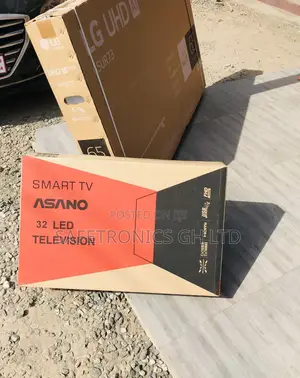 Glossy Smart Electric Black Asano 32 Inches Led Tv