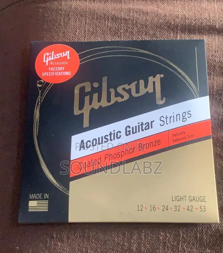 Gibson Phosphor Bronze Acoustic Guitar Strings