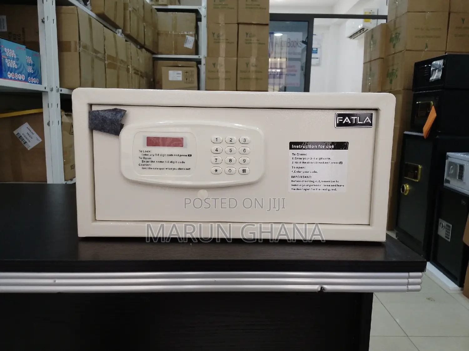 FATLA Safes Product -e-2042a (Hotel Safe With Digital Lock)