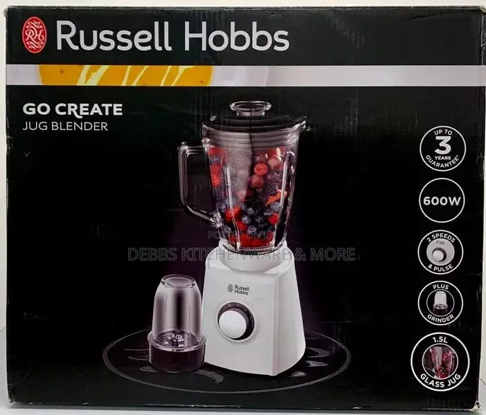 Russell Hobbs Go Create 1.5L Jug Blender - White