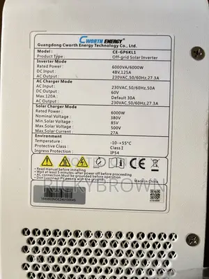 48V 6000watts Solar Hybrid Inverters