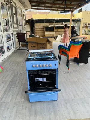 Classic Volcano 50x50 Oven and Grill 4 Gas Burner(Blue).