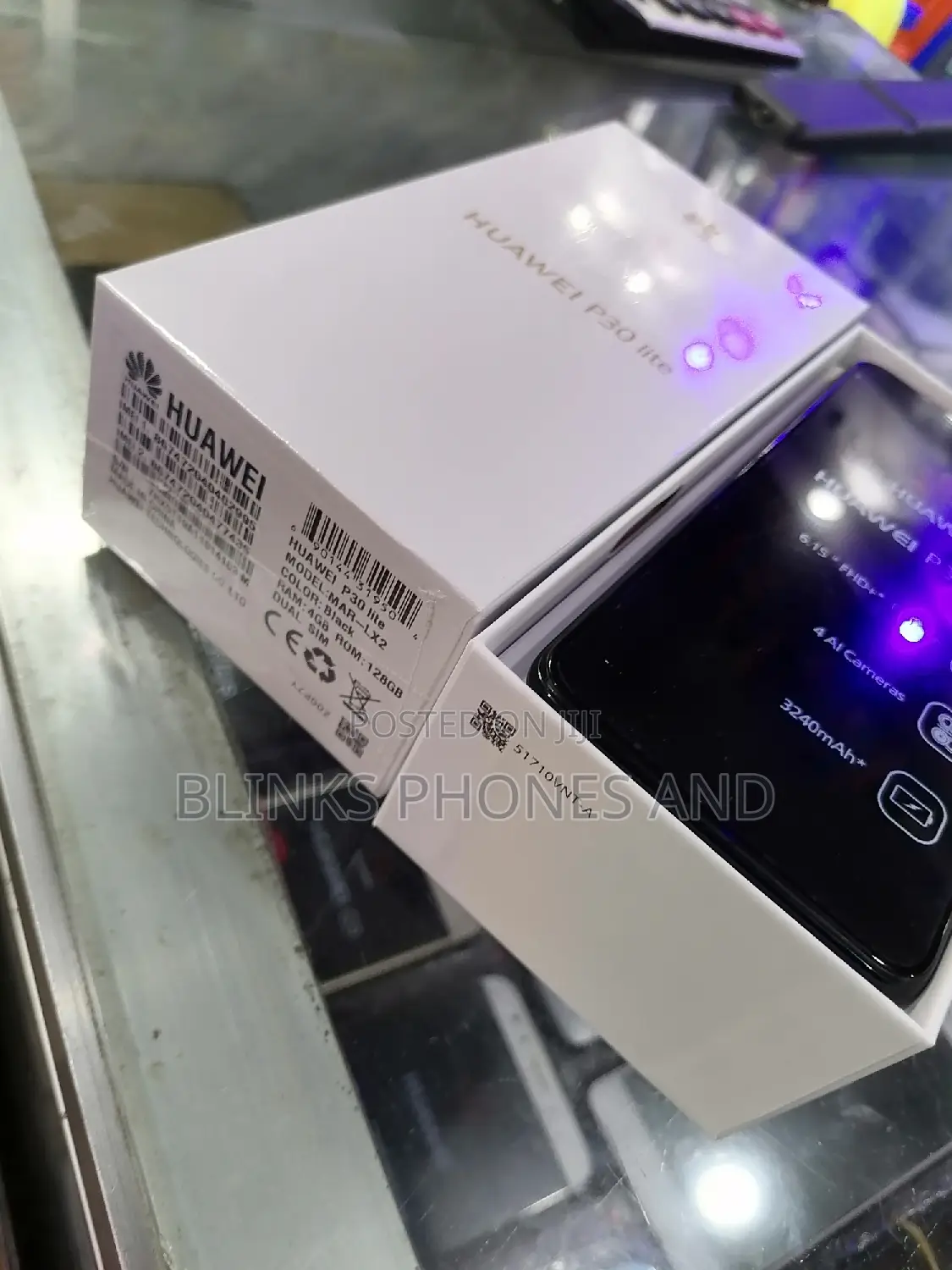 New Huawei P30 Lite 128 GB Black