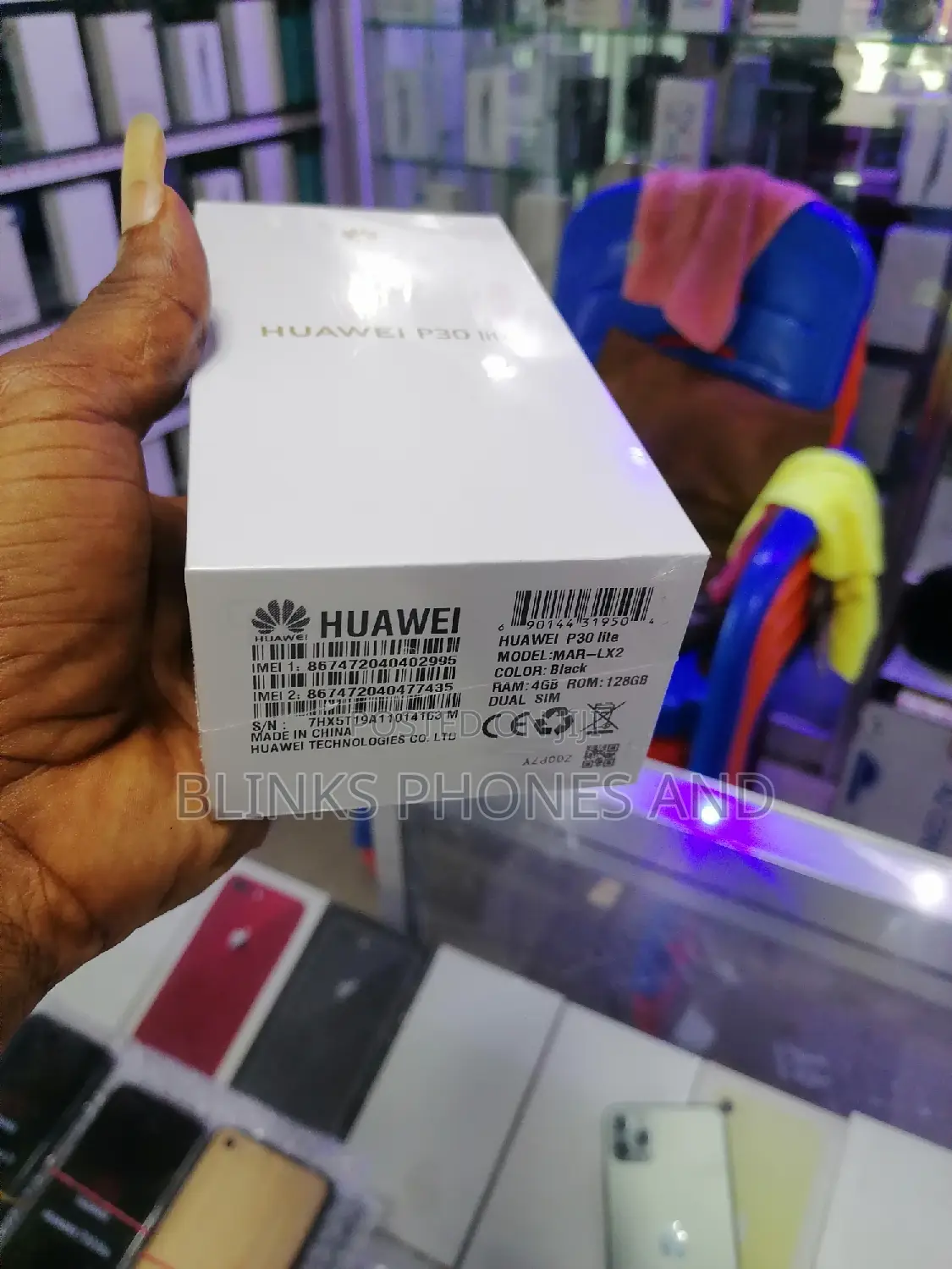 New Huawei P30 Lite 128 GB Black