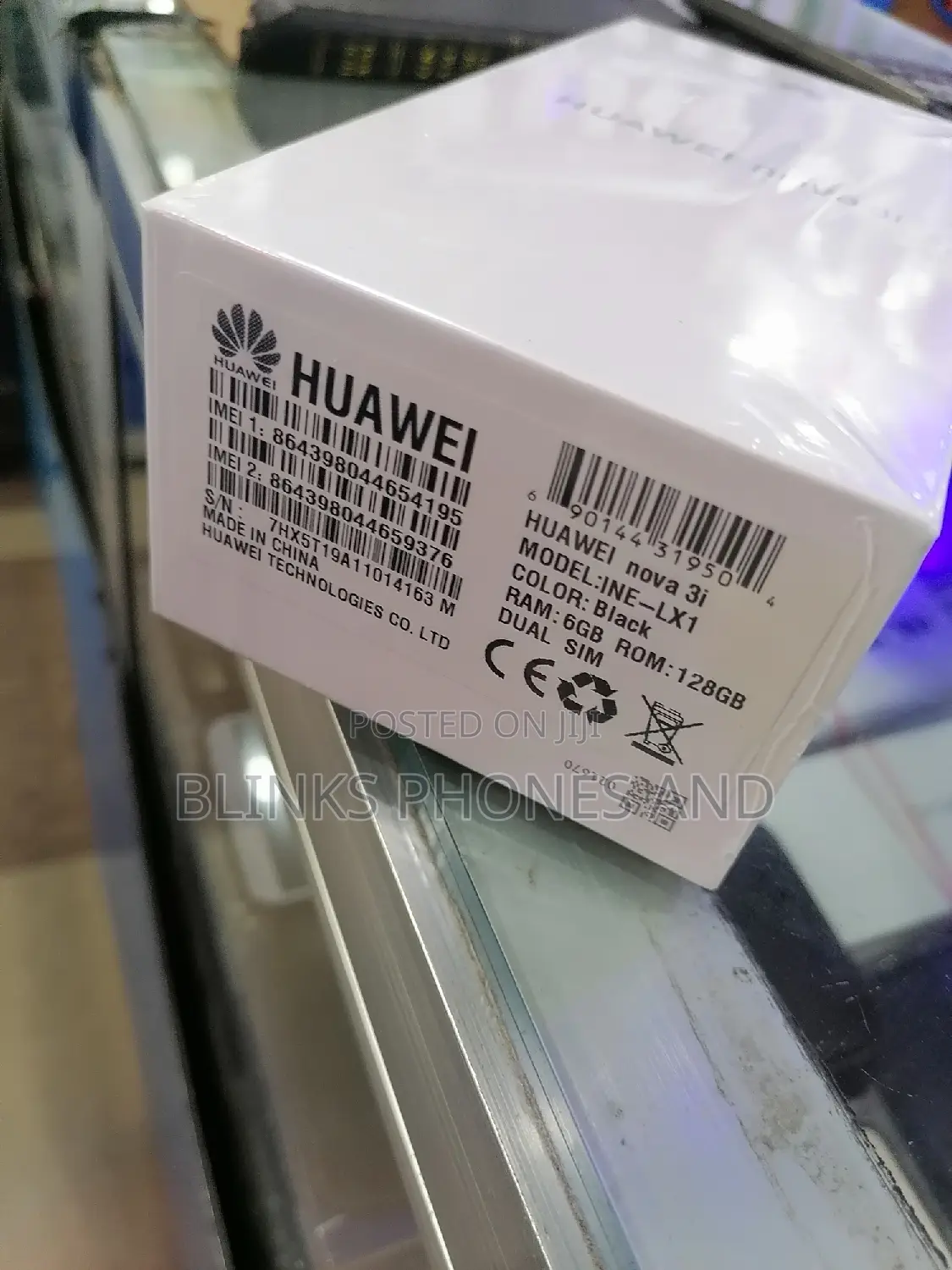 New Huawei Nova 3i 128 GB Black