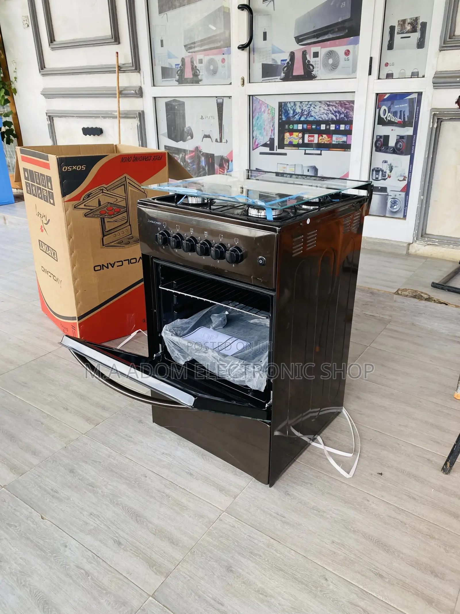 Shop Volcano Oven and Grill 4 Gas Burner(Brown).