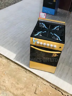 Glass Lid Oven With Grill Volcano 4 Gas Cooker 50x50