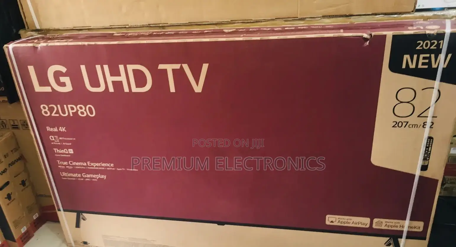 Dazzling Ultra HD 82" Uhd Webos, Thinq Ai LG TV 82up80