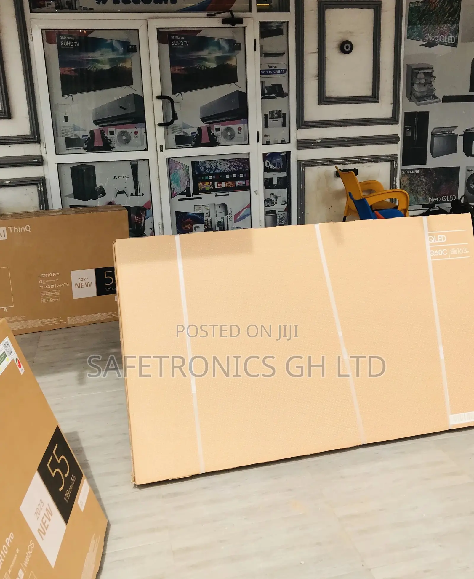Q60C 65 Inches Glossy Black Samsung Smart Qled Tv