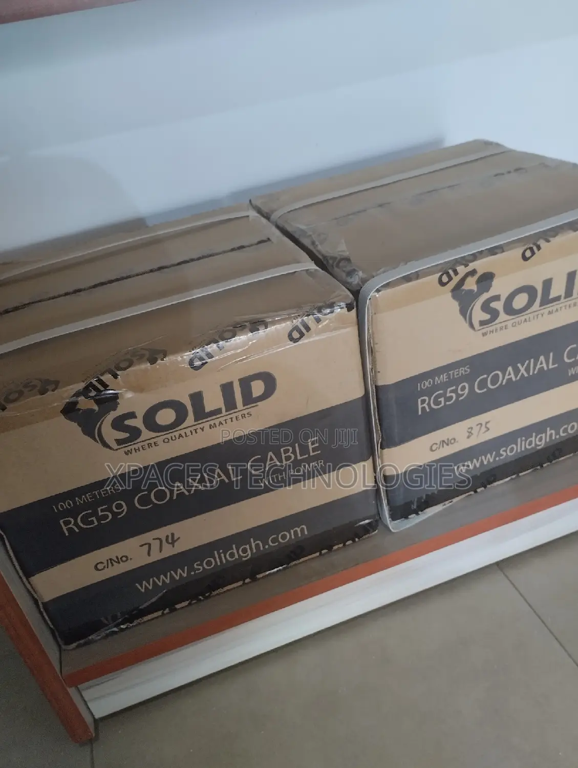 Rg59 Solid Coaxial Cable For CCTV 100m