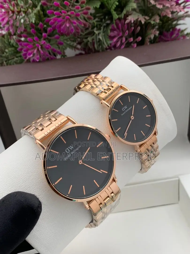 Anti-Fade Authentic Daniel Wellington Couple Watch