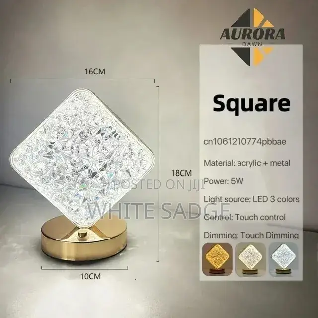 Morden Chargeable Bed Side Lamp 3color